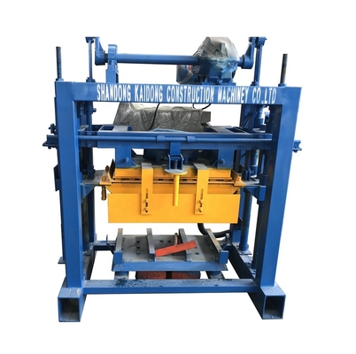 QT4-40 manual hollow block maker mini concrete brick machine