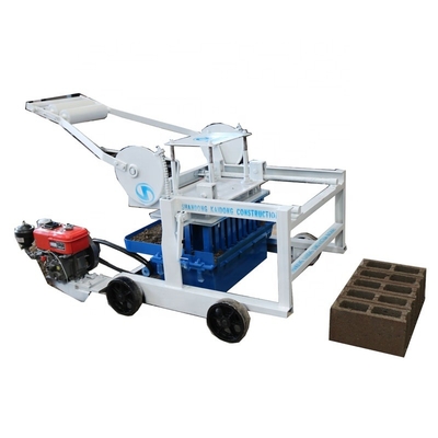 Manual Solid Interlocking Brick Making Machine Concrete Cement 5 6 inch Block Tanzania
