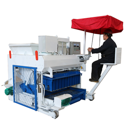 Concrete block production plant moving brick maker machines for hollow solid paving block