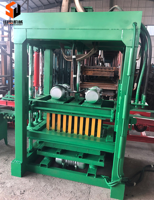 qt4-35 semi automatic Concrete Brick Making Machine small brock molding for sale
