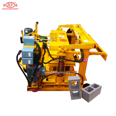 Building Material Stores Semi-automatic Hydraulic Concrete Brick Block Cavity Solid And Paver Block Making Machine Price