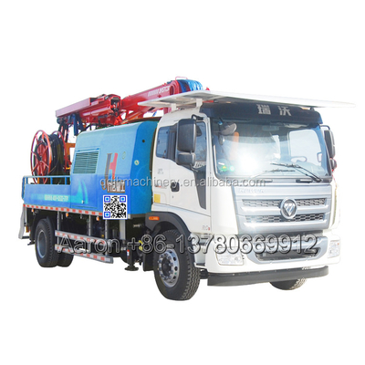 Hot Sale 30m3/h Mobile Concrete Wet Shotcrete Machine Concrete Spraying Truck With Factory Price