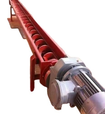 Stainless Steel Heat Resistant Hopper Powder Concrete Mud Screw Conveyor Machine